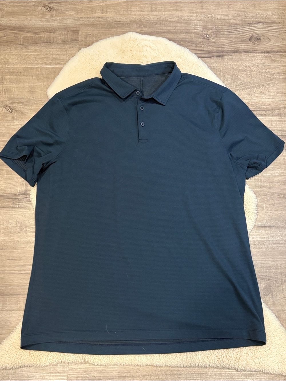Men's Lululemon Short Sleeve Polo Shirt - Dark Navy